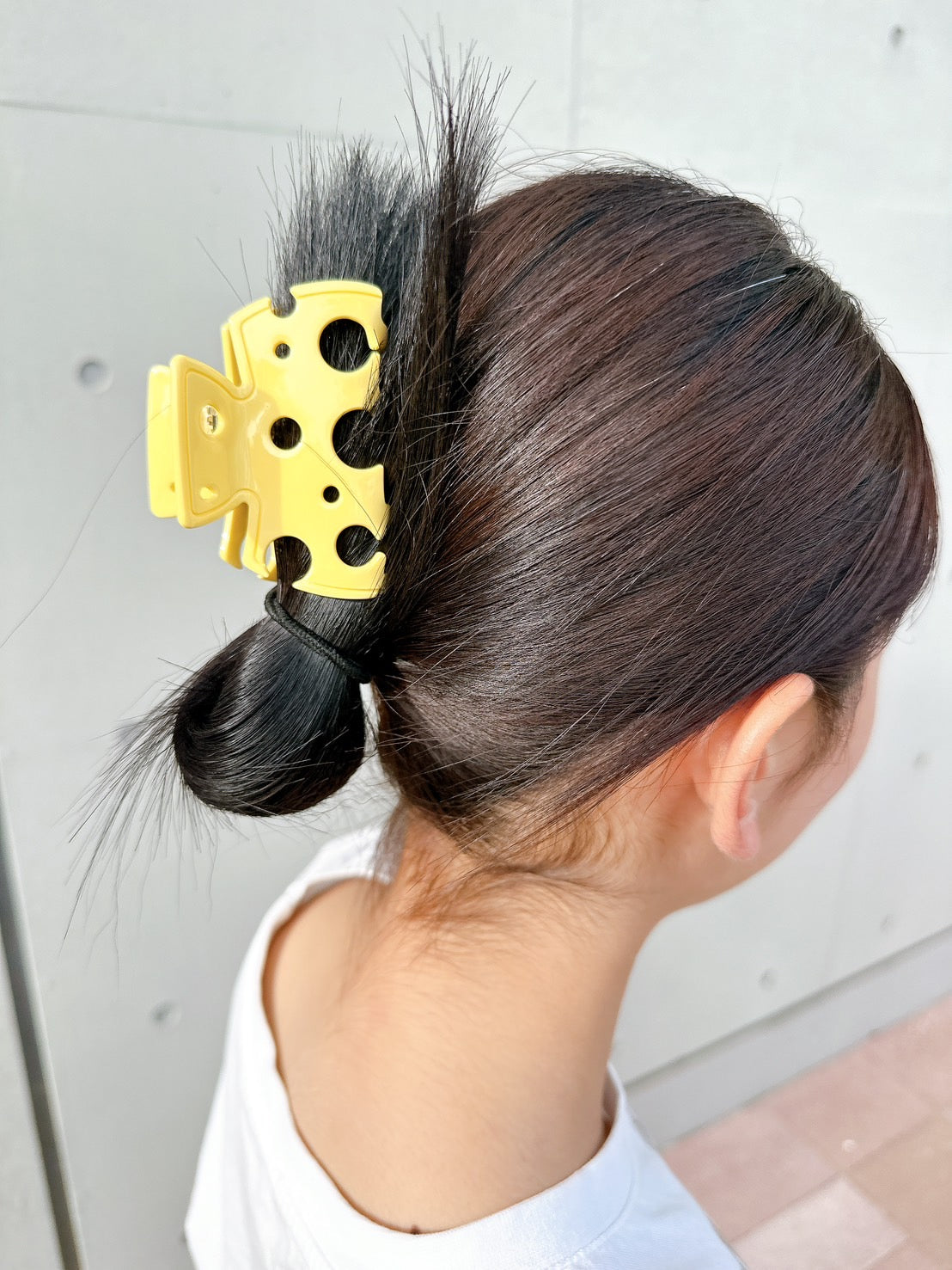 ヘアクリップ チーズ