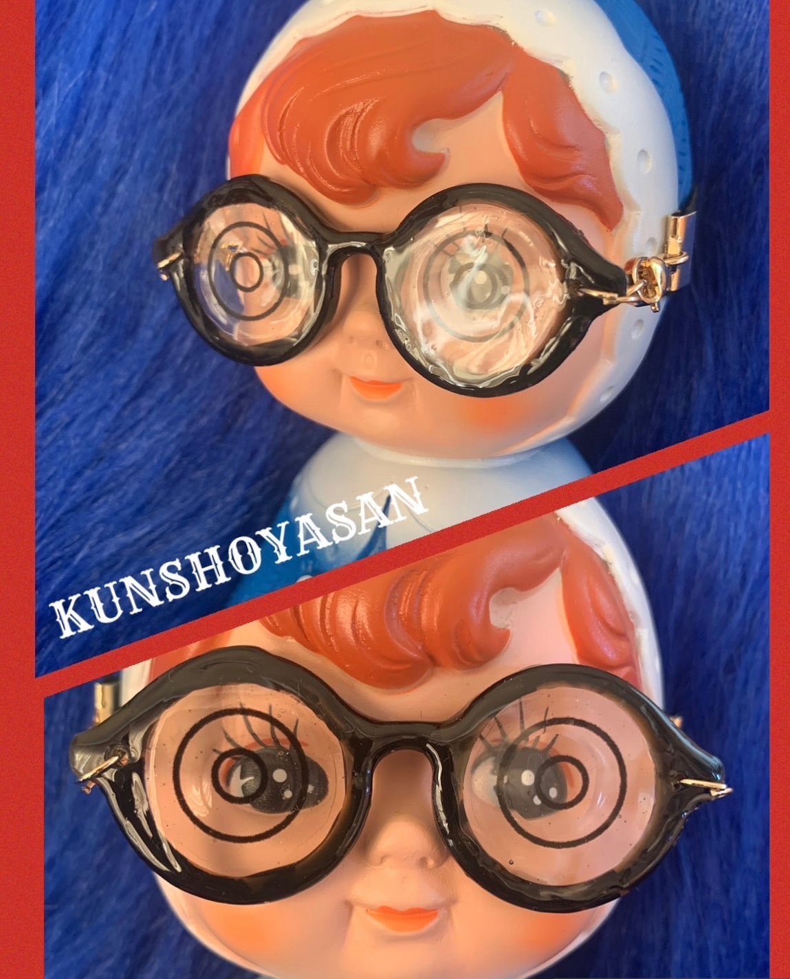 2025新発 勲章屋さん【kunshoyasan】ガリ勉メガネ＆ソフビ手帳 – スズキ 小物