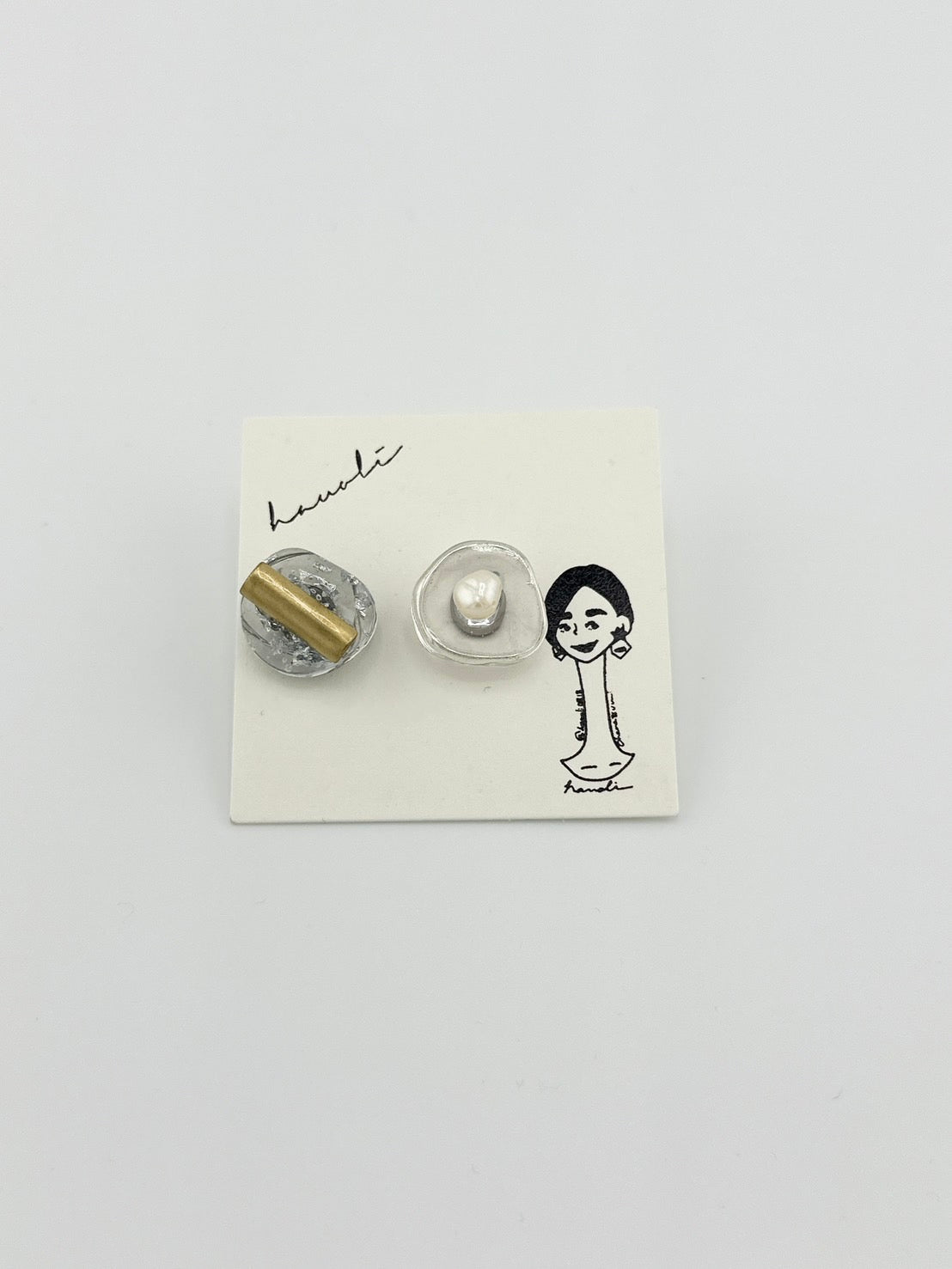 【hauoli(ハウオリ)】ピアス シルバー×パール