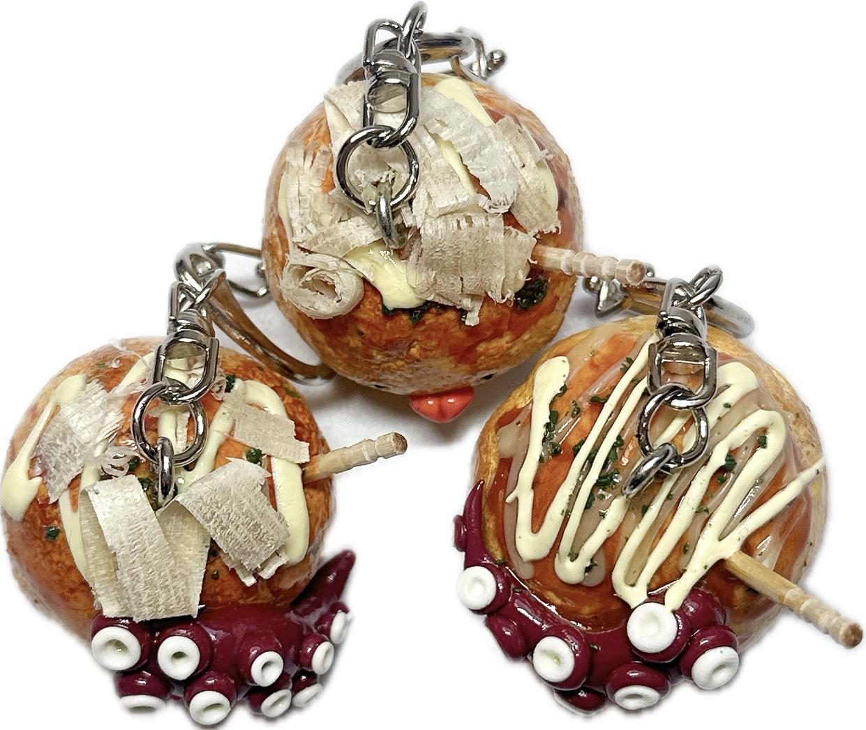 【無個性‐mukosei-】たこ焼きキーホルダー