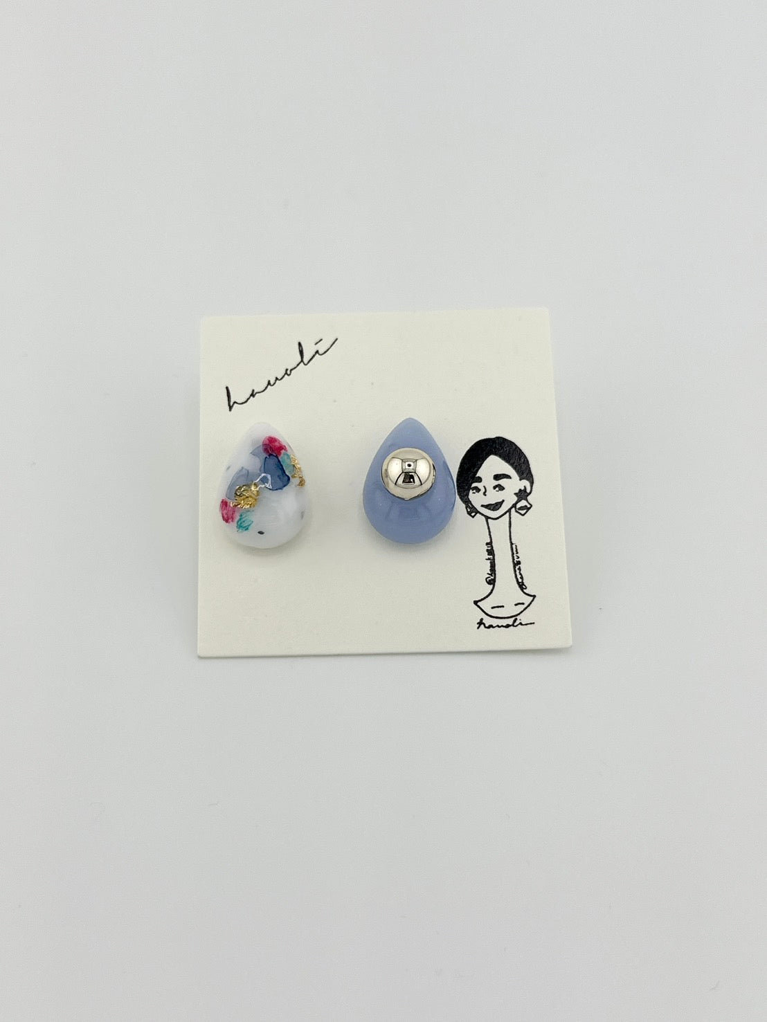 【hauoli(ハウオリ)】ピアス 雫×虹