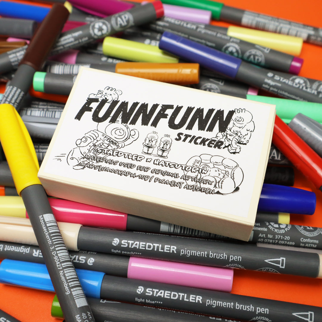 FUNNFUNN STICKER #STAEDTLER x HATSUTORIN