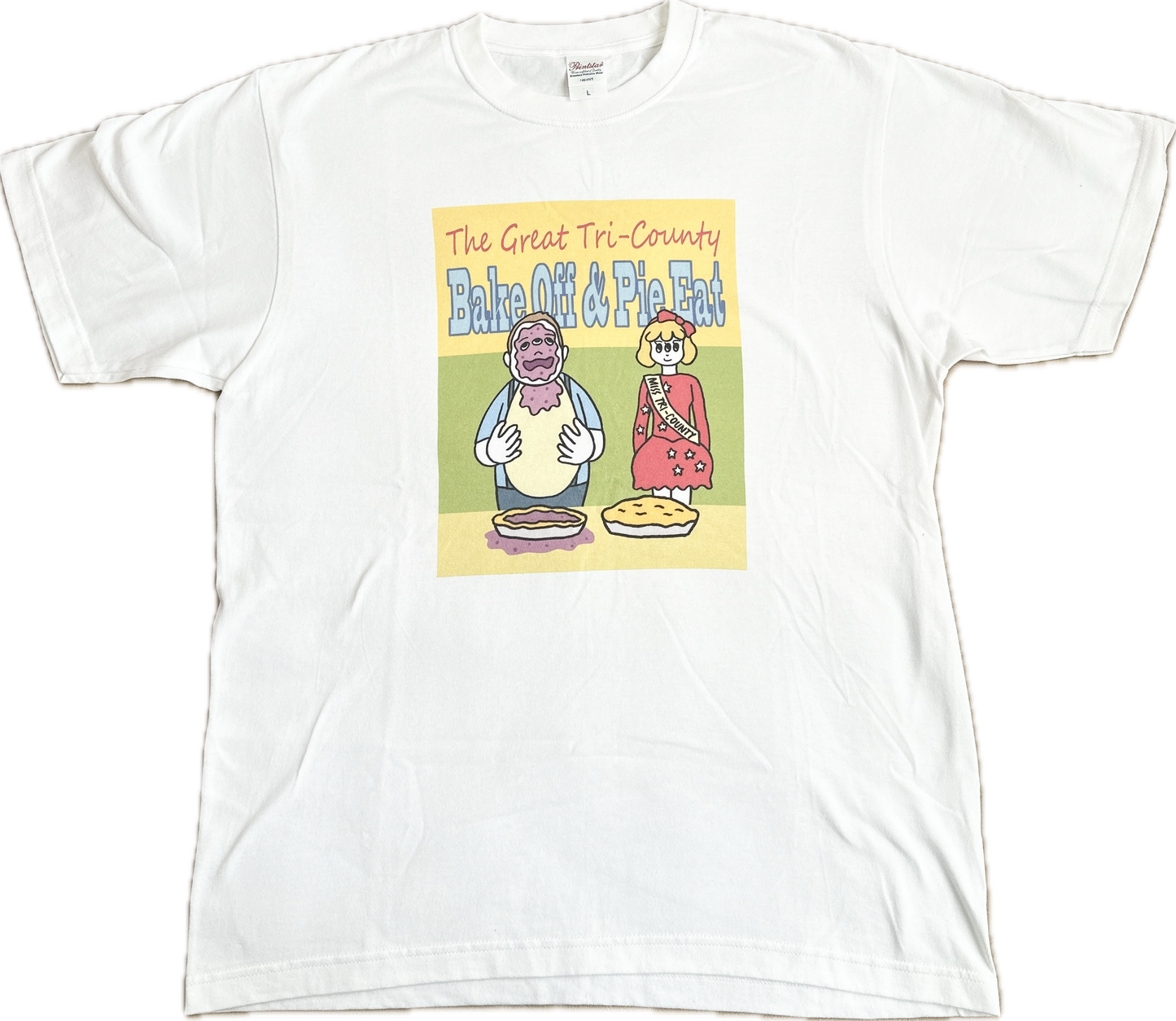 【Kyorome】パイ食い競争Tシャツ Lサイズ