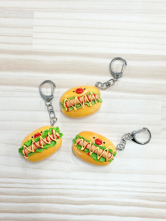 ホットドッグキーホルダー入荷しました！