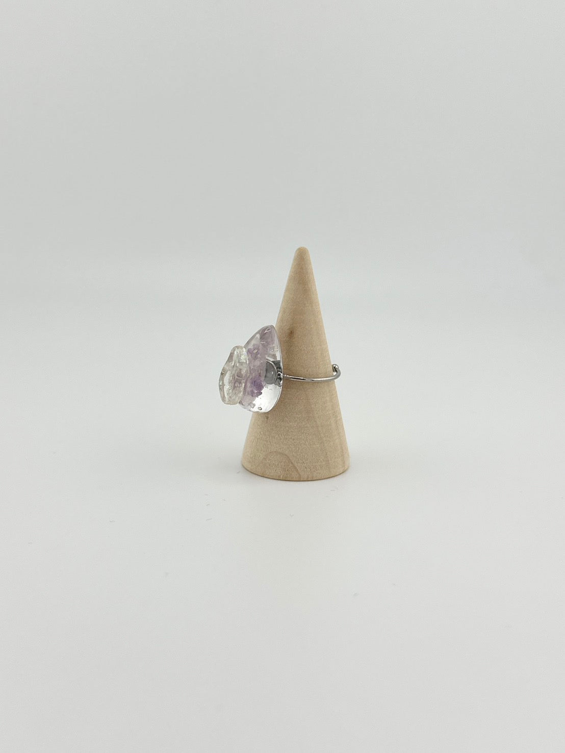 【hauoli(ハウオリ)】リング　クリア雫