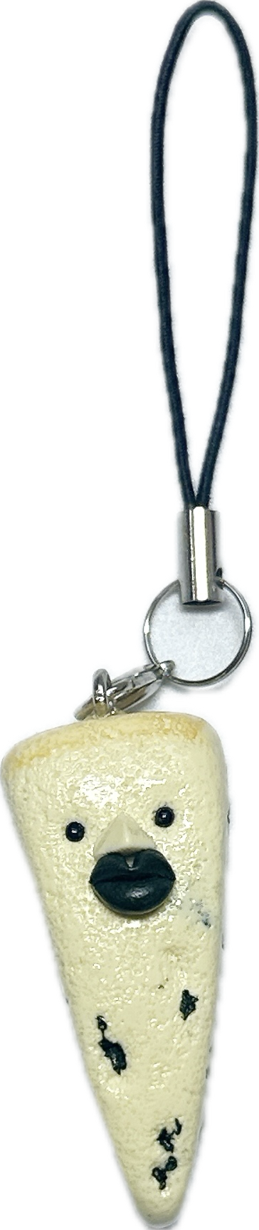 【無個性‐mukosei-】ゴルゴンゾーラ(ドルチェ)チーッスくんストラップ