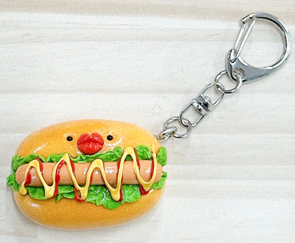 【無個性‐mukosei-】ホットドッグキーホルダー