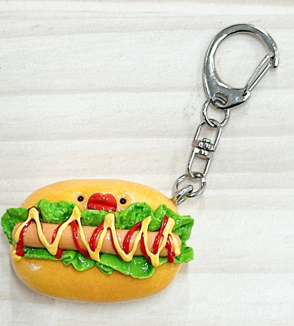 【無個性‐mukosei-】ホットドッグキーホルダー