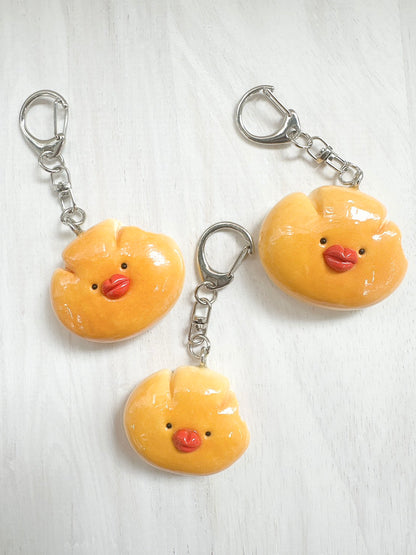 【無個性‐mukosei-】クリームパンキーホルダー