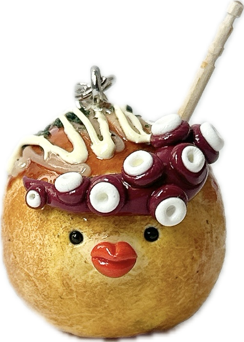 【無個性‐mukosei-】たこ焼きキーホルダー