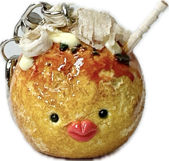 【無個性‐mukosei-】たこ焼きキーホルダー