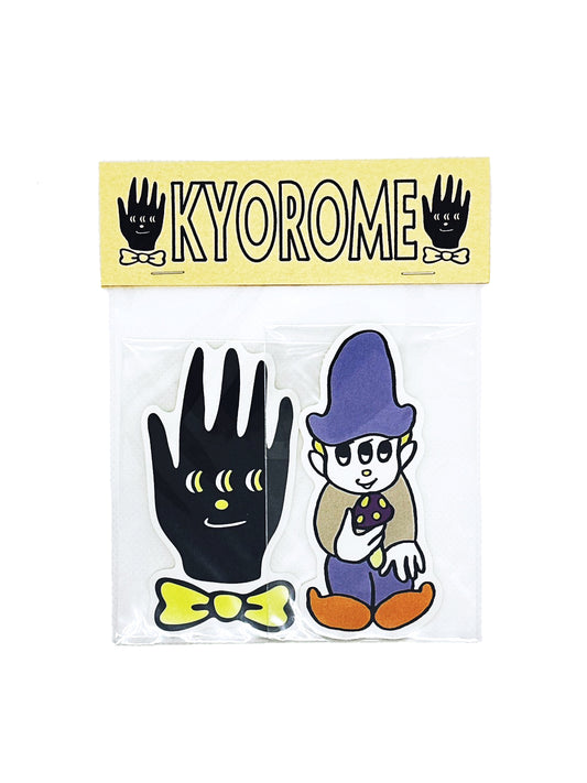 【Kyorome】ステッカーセット(ハンドと毒きのこ)