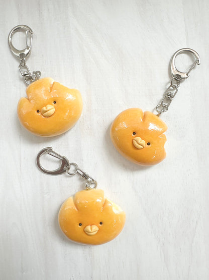 【無個性‐mukosei-】クリームパンキーホルダー