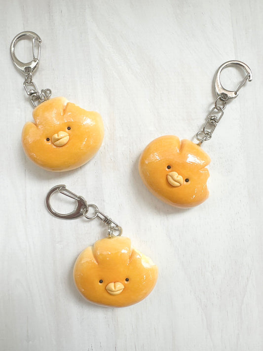 【無個性‐mukosei-】クリームパンキーホルダー