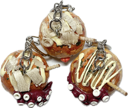 【無個性‐mukosei-】たこ焼きキーホルダー