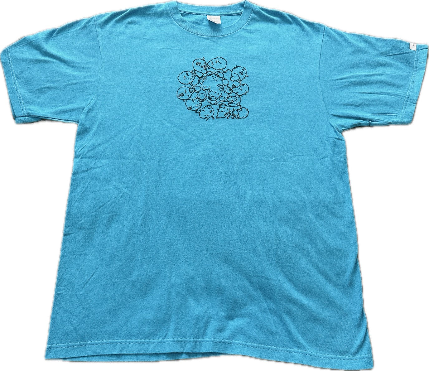 【Hermit Project】Tシャツ　ブルーXLサイズ