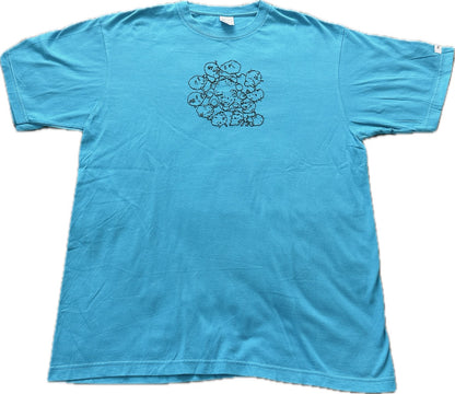 【Hermit Project】Tシャツ　ブルーXLサイズ