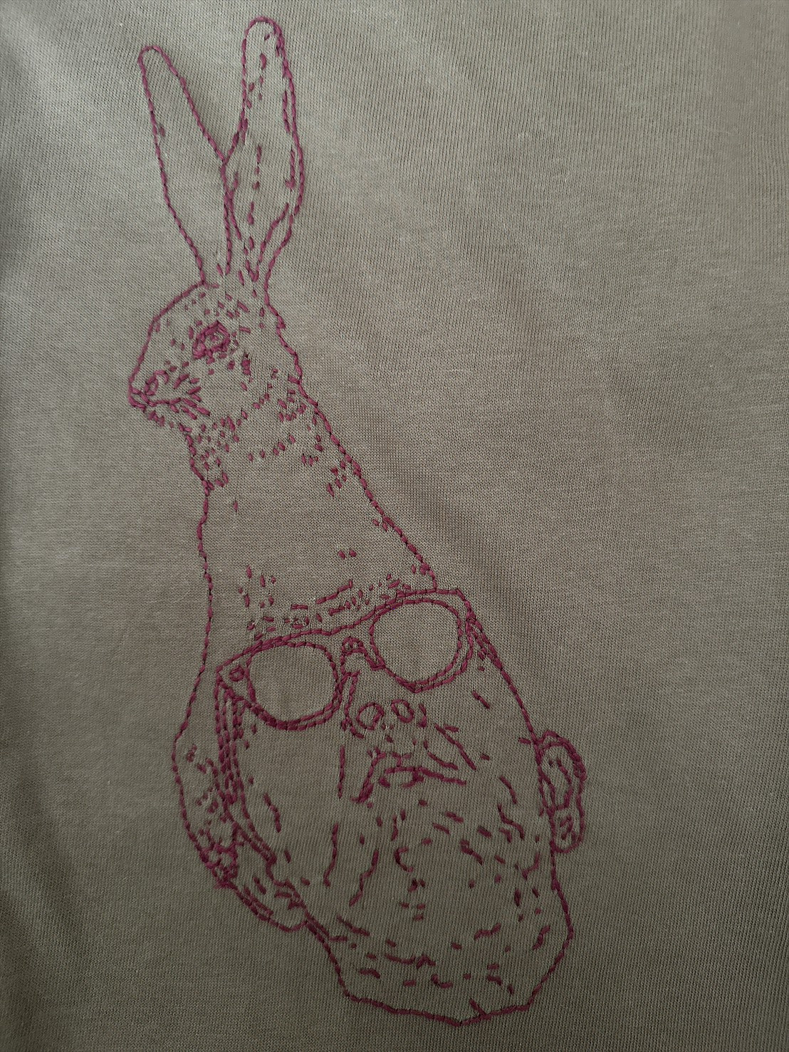 【Hermit Project】Tシャツ　カーキ