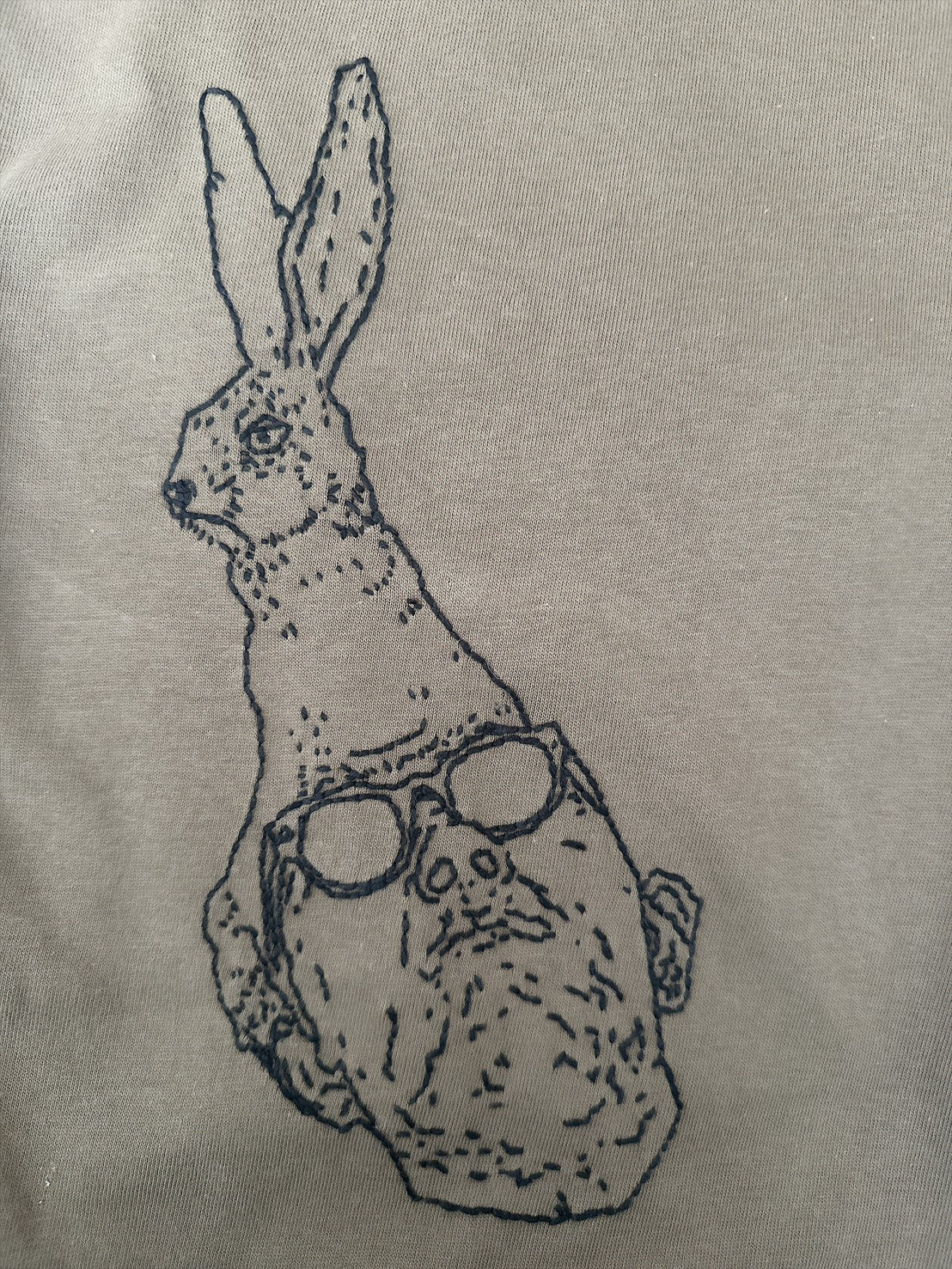【Hermit Project】Tシャツ　カーキ
