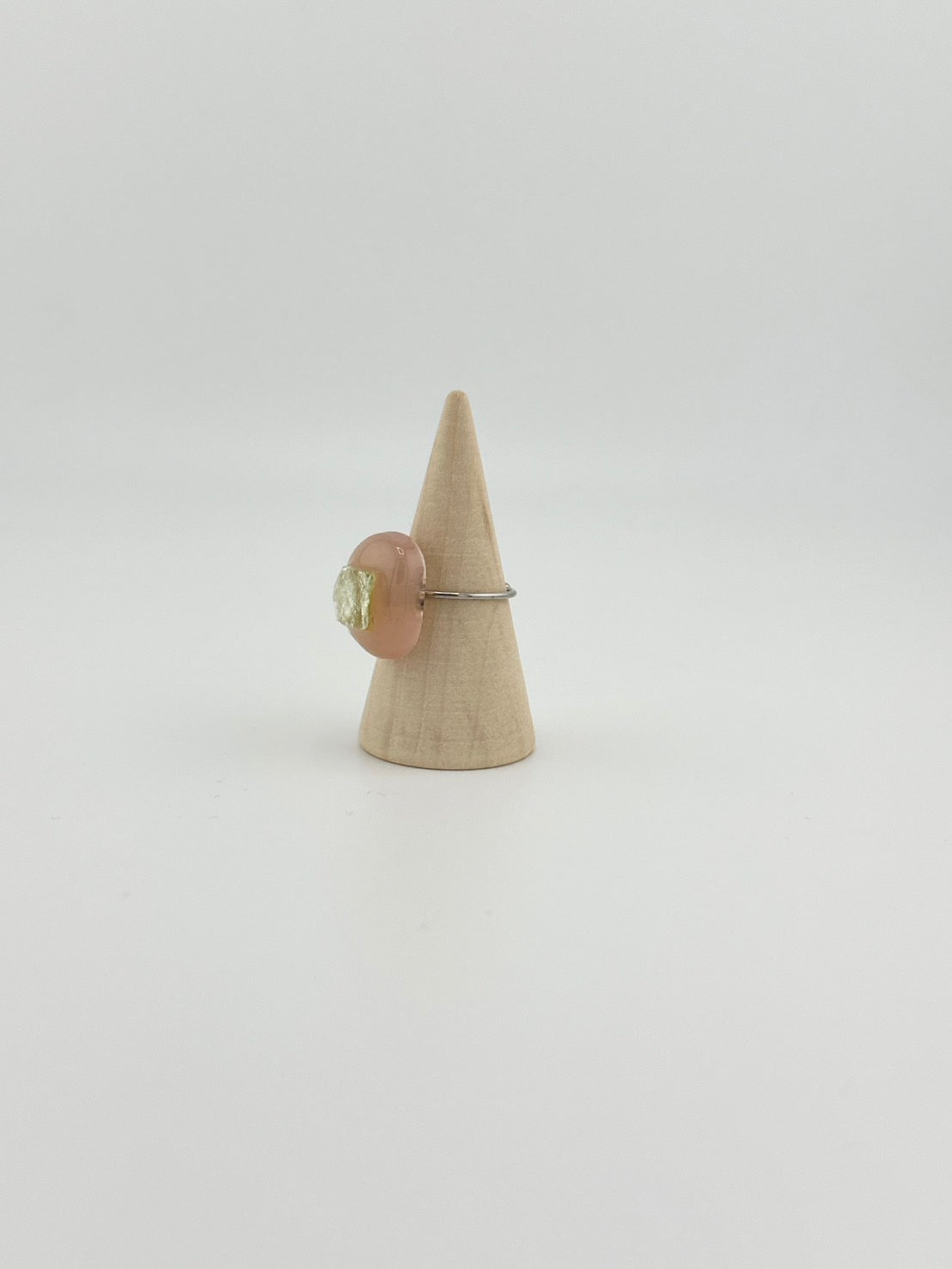 【hauoli(ハウオリ)】リング　ベビーピンクまる