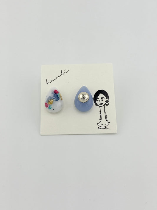 【hauoli(ハウオリ)】ピアス　雫×虹