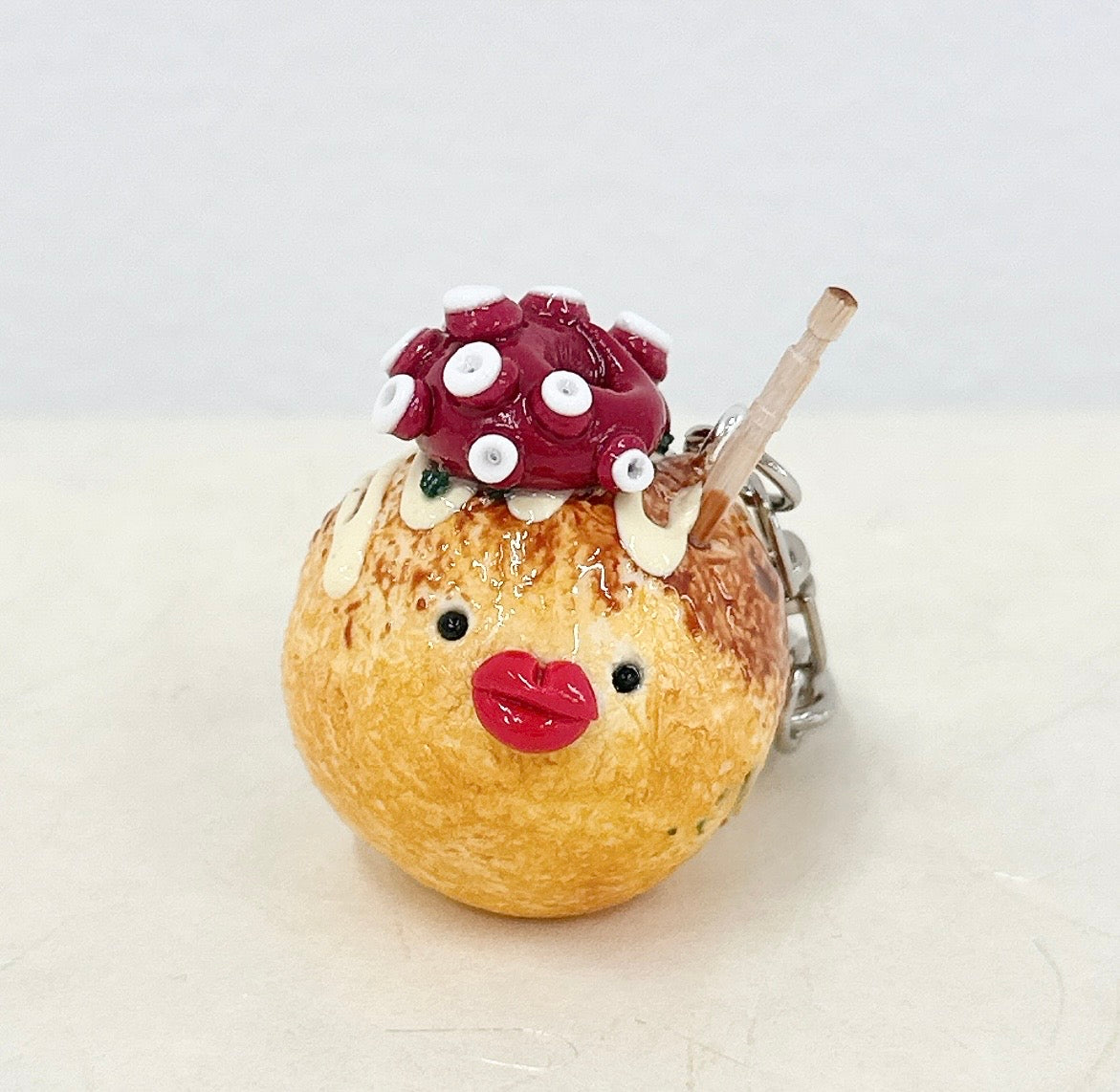 【無個性‐mukosei-】たこ焼きキーホルダー