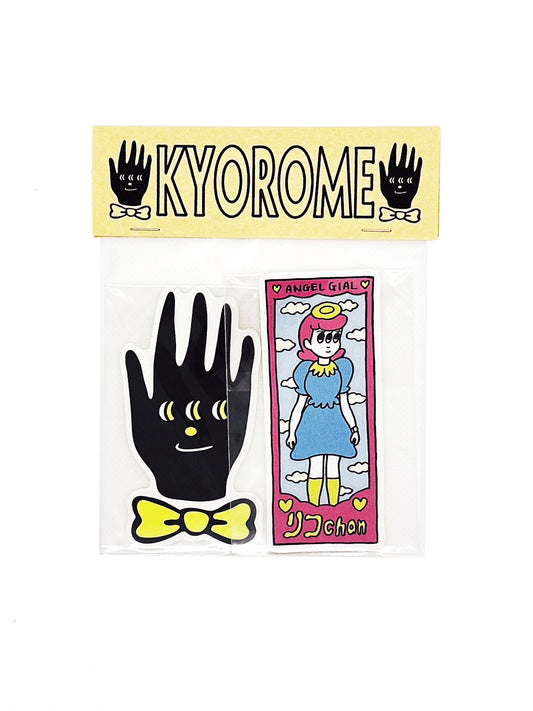 【Kyorome】ステッカーセット(ハンドとリコchan)