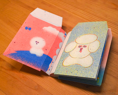 【schleich×田村ドッセル】ZINE 【ポチZINE】犬 / フィギュア付き